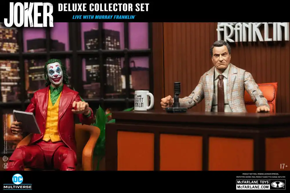 Joker DC Multiverse (Joker Movie) Deluxe Sběratelská Akční Figurka The Joker (Live with Murray Franklin) Limited Edition 18 cm fotografii produktu