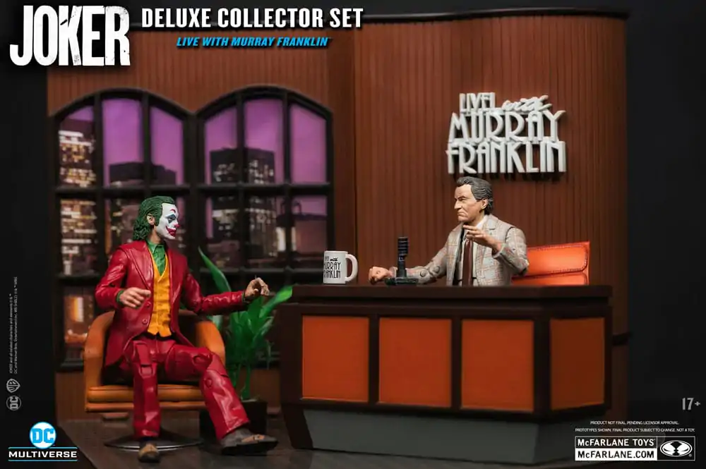 Joker DC Multiverse (Joker Movie) Deluxe Sběratelská Akční Figurka The Joker (Live with Murray Franklin) Limited Edition 18 cm fotografii produktu