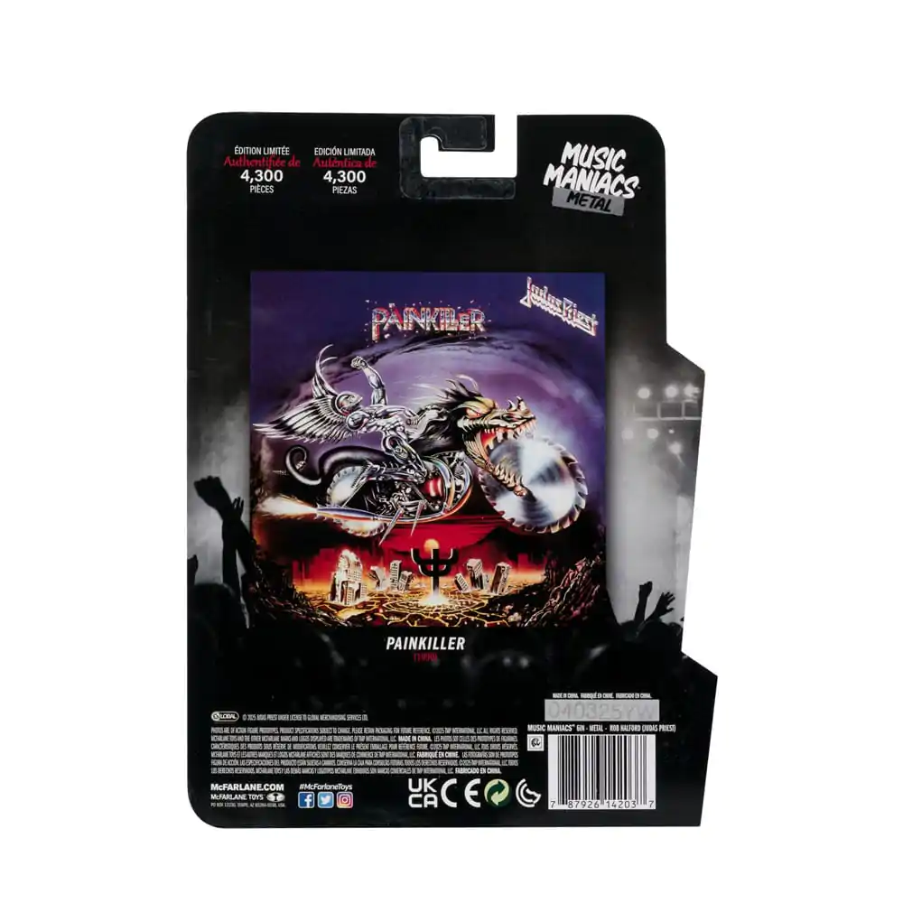 Judas Priest Music Maniacs Heavy Metal akční figurka Rob Halford 15 cm fotografii produktu