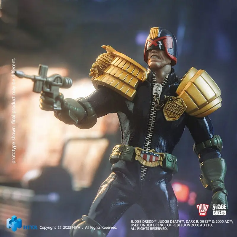 Judge Dredd Exquisite Super Series akční figurka 1/12 John Rambo 15 cm fotografii produktu