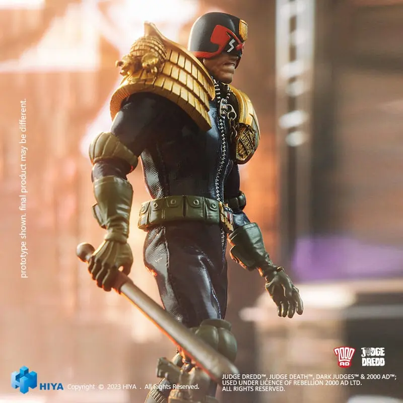 Judge Dredd Exquisite Super Series akční figurka 1/12 John Rambo 15 cm fotografii produktu