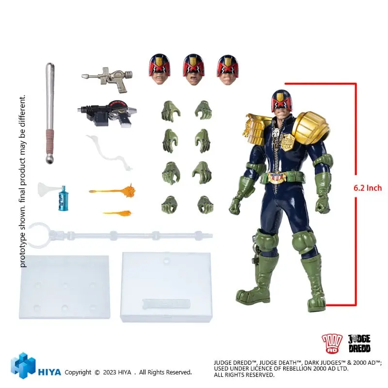 Judge Dredd Exquisite Super Series akční figurka 1/12 John Rambo 15 cm fotografii produktu