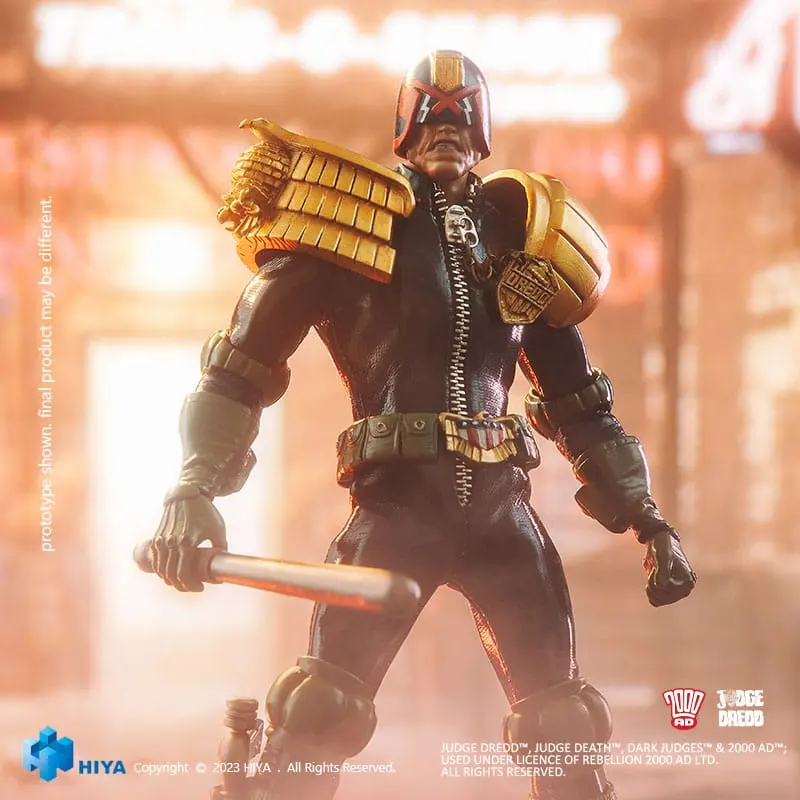 Judge Dredd Exquisite Super Series akční figurka 1/12 John Rambo 15 cm fotografii produktu