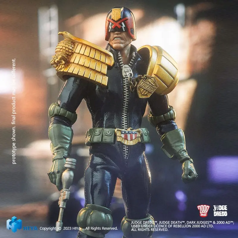 Judge Dredd Exquisite Super Series akční figurka 1/12 John Rambo 15 cm fotografii produktu
