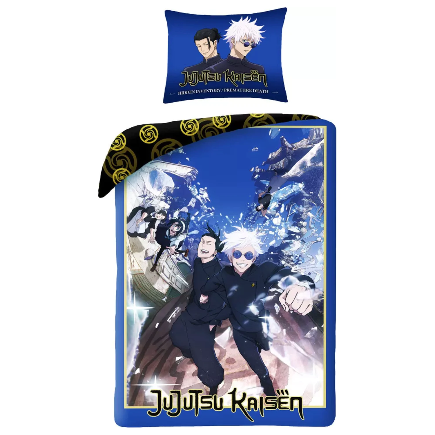 Jujutsu Kaisen Blue Energy povlak na přikrývku fotografii produktu