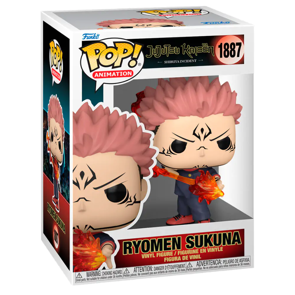 Jujutsu Kaisen Funko POP! Animation vinylové figurky Sukuna (Ohnivý šíp) 9 cm fotografii produktu