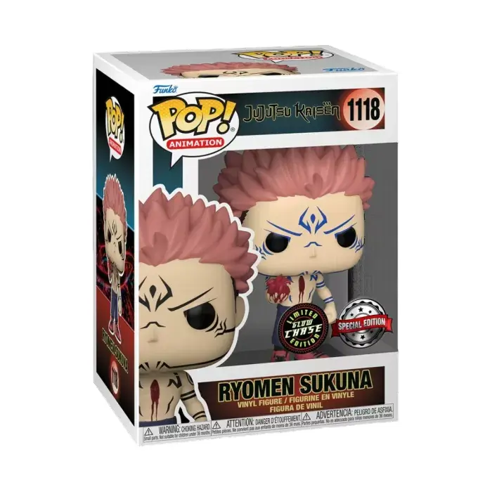 Jujutsu Kaisen Funko POP & Buddy! Animation vinylová figurka Sukuna s/Srdce 9 cm Chase fotografii produktu