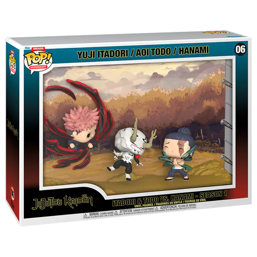 Jujutsu Kaisen Funko POP Moments vinylové figurky Itadori & Todo vs Hanami 9 cm fotografii produktu