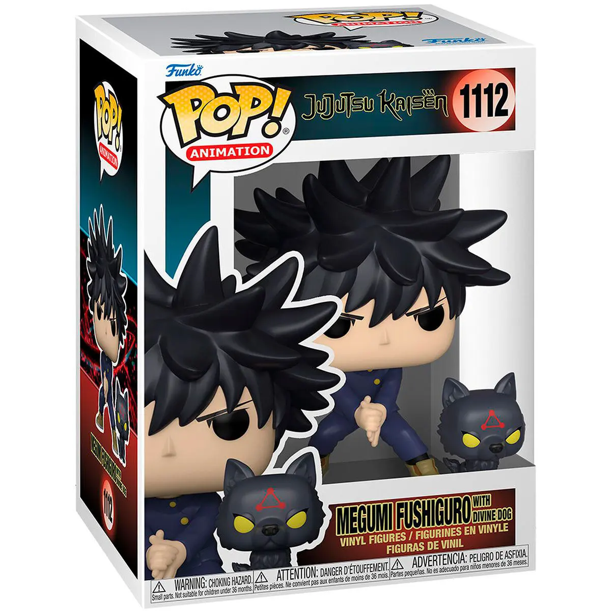 Jujutsu Kaisen POP & Buddy! Animation vinylová figurka Megumi w/Dogs 9 cm [POŠKOZENÝ OBAL] fotografii produktu
