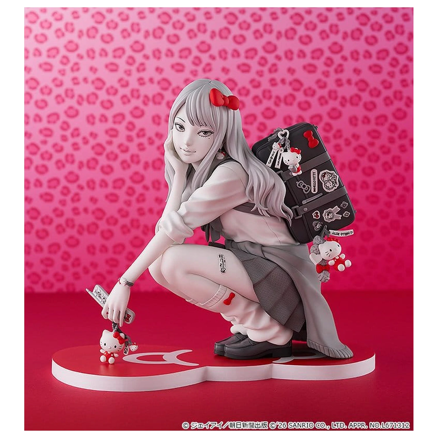 Junji Ito PVC figurka Gyaru Tomie x Hello Kitty 14 cm fotografii produktu