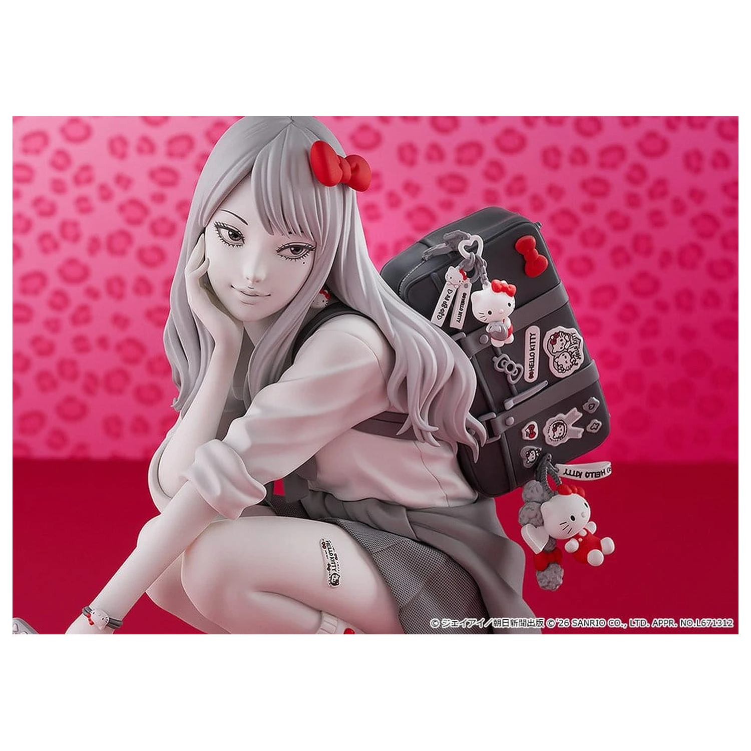 Junji Ito PVC figurka Gyaru Tomie x Hello Kitty 14 cm fotografii produktu