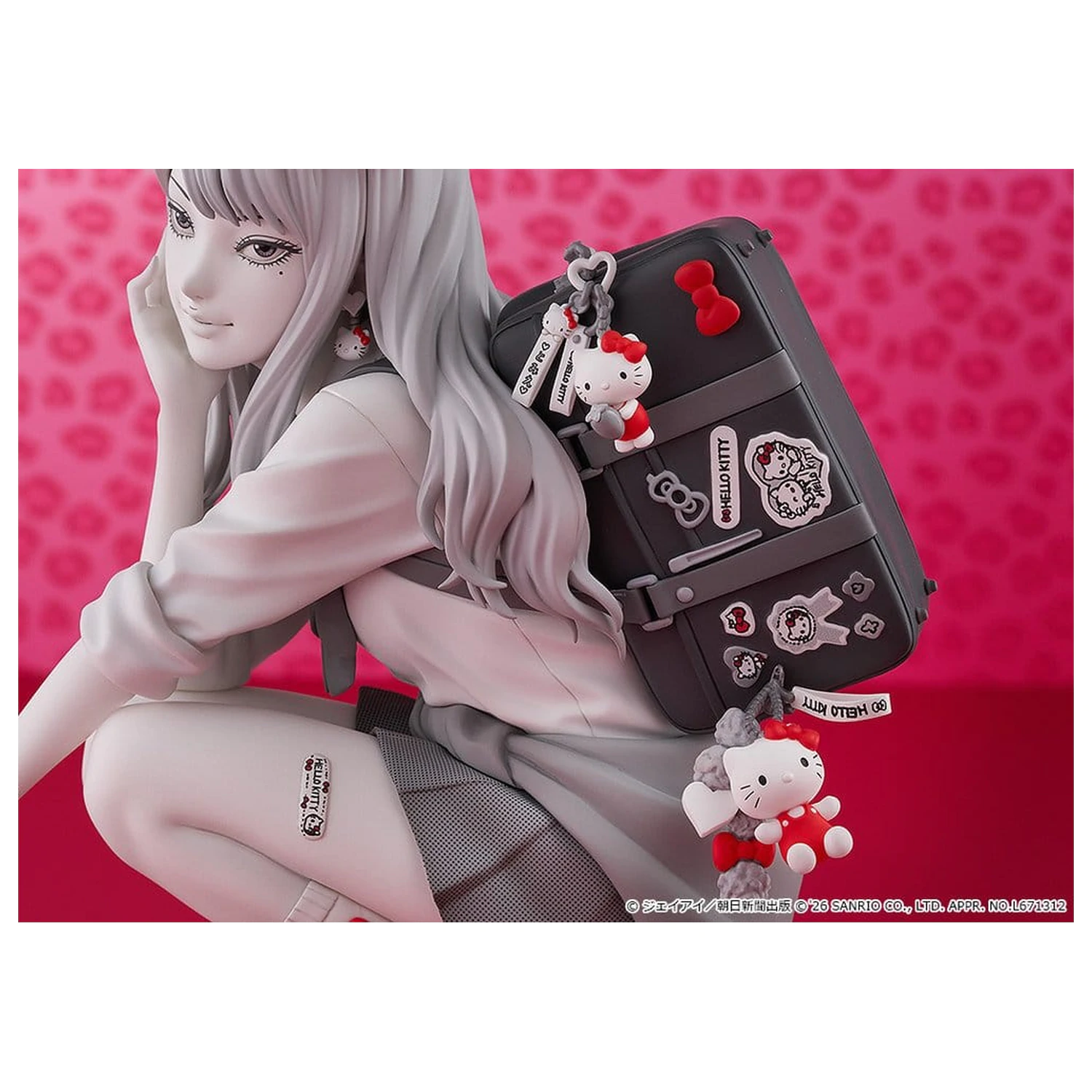 Junji Ito PVC figurka Gyaru Tomie x Hello Kitty 14 cm fotografii produktu