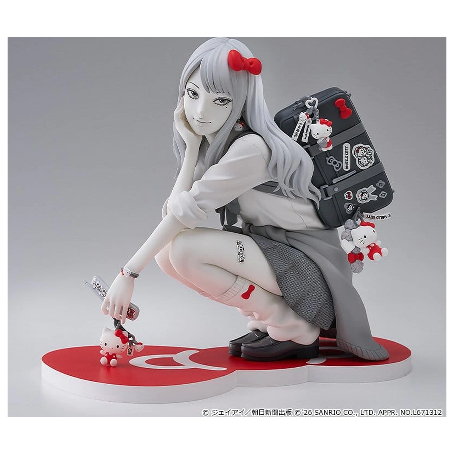 Junji Ito PVC figurka Gyaru Tomie x Hello Kitty 14 cm fotografii produktu