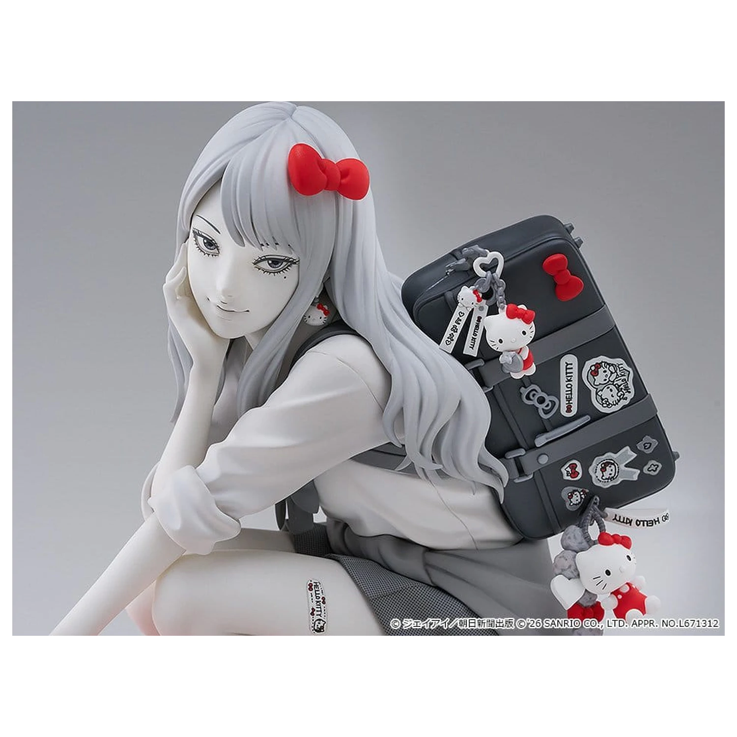 Junji Ito PVC figurka Gyaru Tomie x Hello Kitty 14 cm fotografii produktu