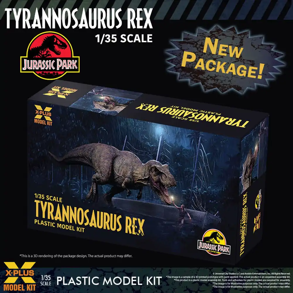 Jurassic Park Plastiková stavebnice 1/35 Tyrannosaurus Rex 42 cm fotografii produktu