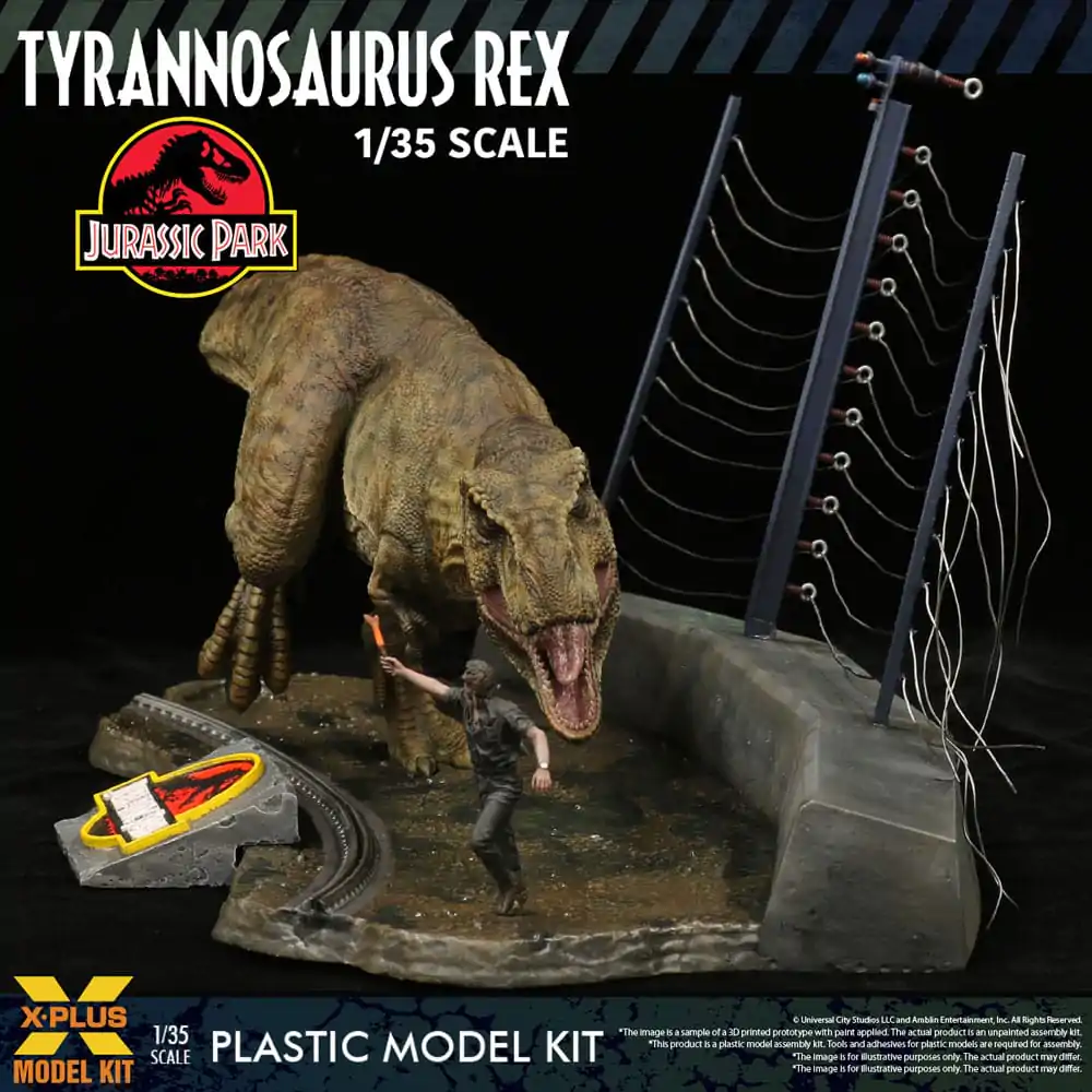 Jurassic Park Plastiková stavebnice 1/35 Tyrannosaurus Rex 42 cm fotografii produktu