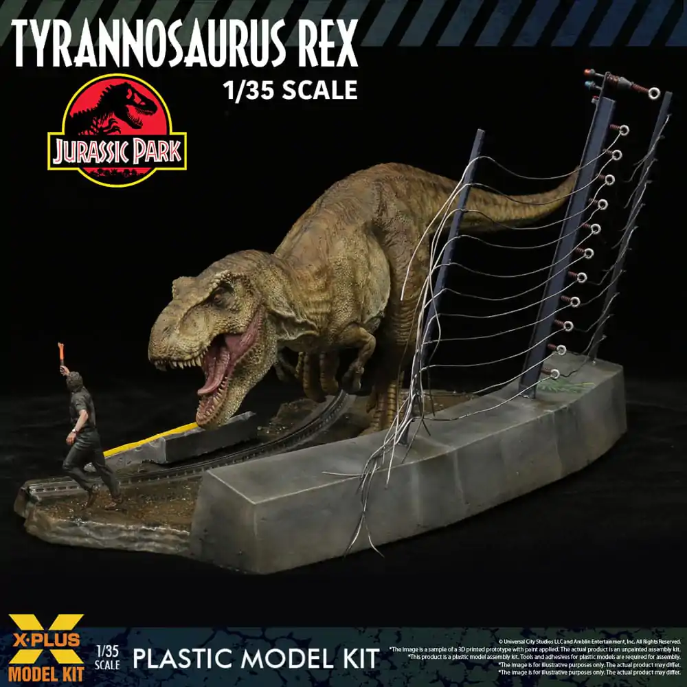 Jurassic Park Plastiková stavebnice 1/35 Tyrannosaurus Rex 42 cm fotografii produktu