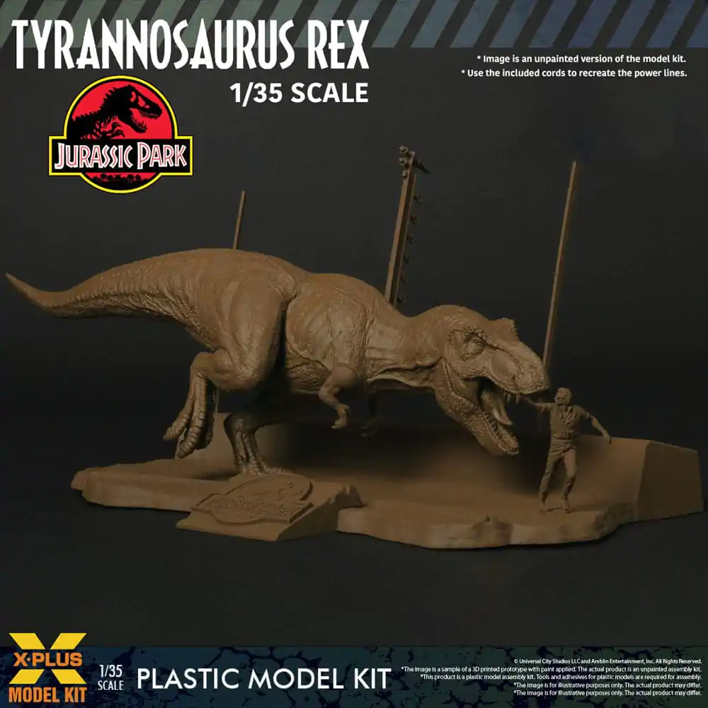 Jurassic Park Plastiková stavebnice 1/35 Tyrannosaurus Rex 42 cm fotografii produktu