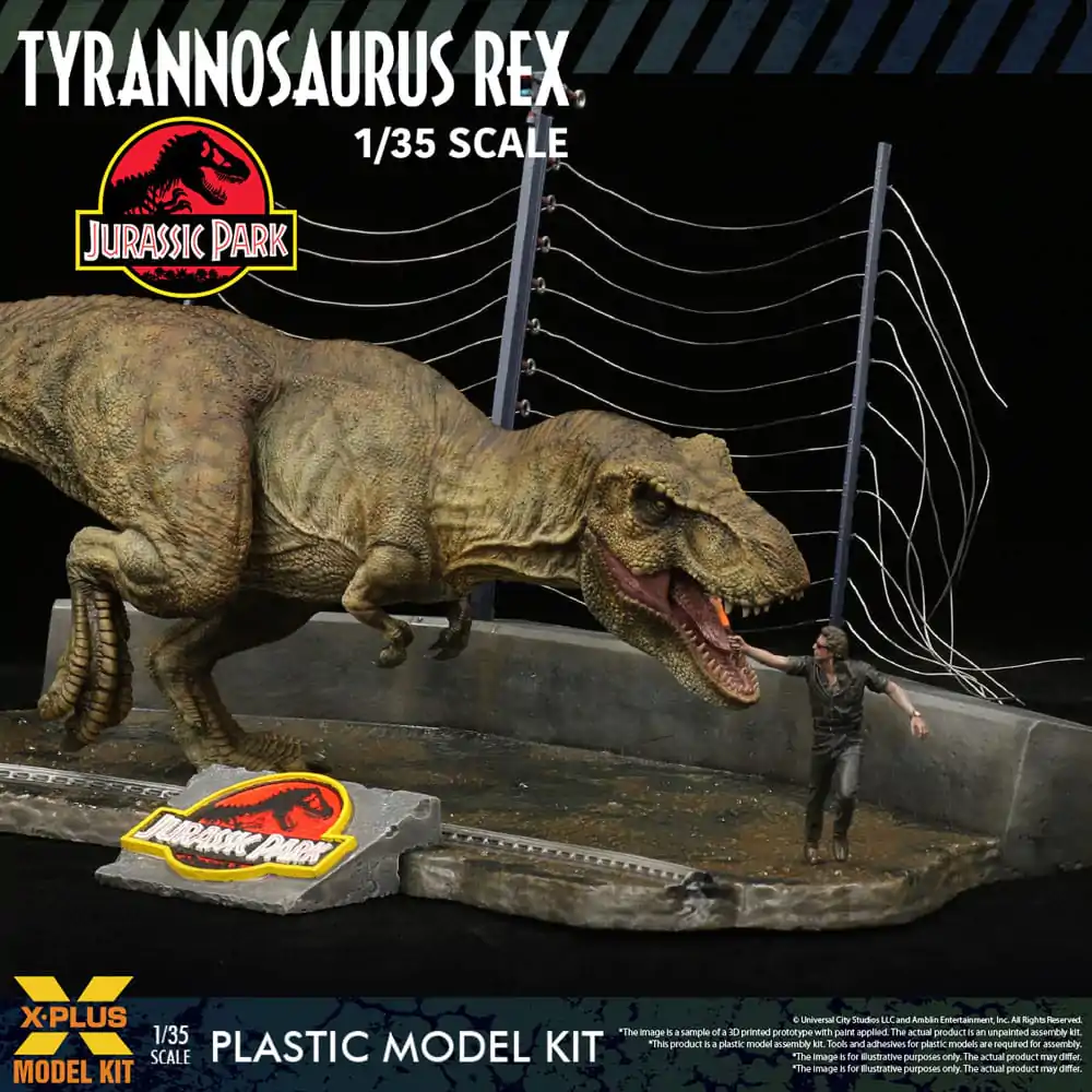 Jurassic Park Plastiková stavebnice 1/35 Tyrannosaurus Rex 42 cm fotografii produktu