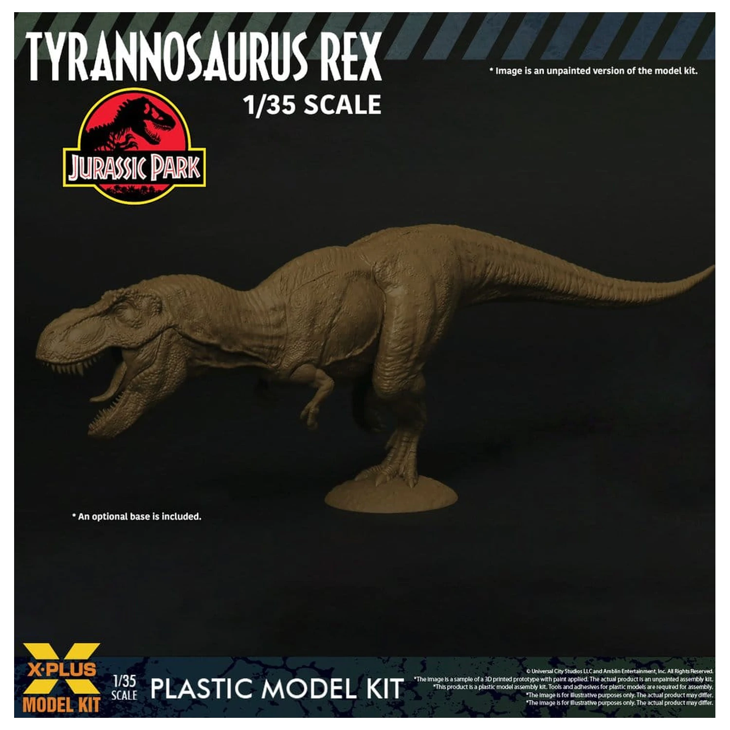 Jurassic Park Plastikový Model Stavebnice 1/35 Tyrannosaurus Rex 42 cm fotografii produktu