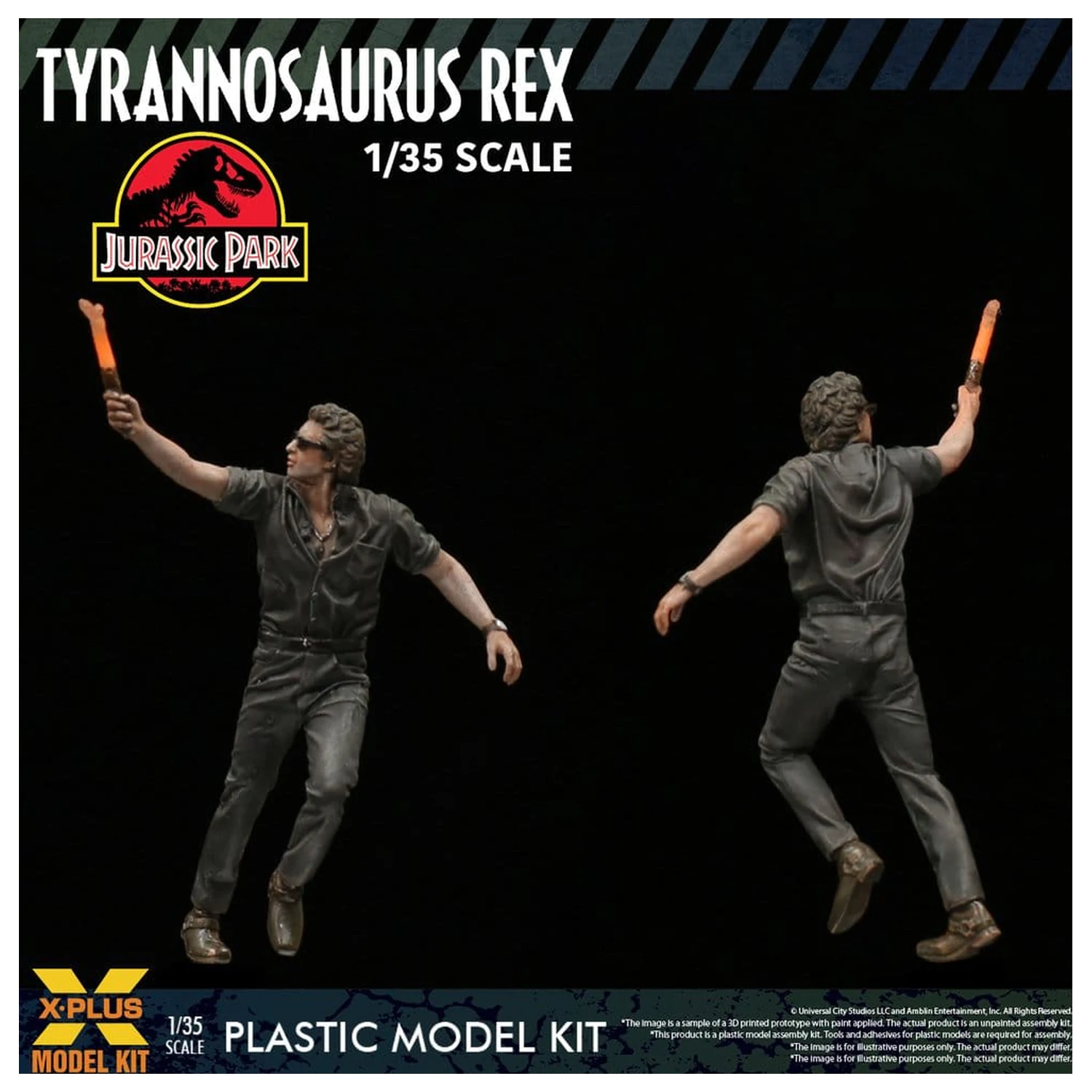 Jurassic Park Plastikový Model Stavebnice 1/35 Tyrannosaurus Rex 42 cm fotografii produktu