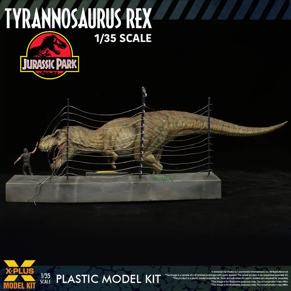 Jurassic Park Plastiková stavebnice 1/35 Tyrannosaurus Rex 42 cm fotografii produktu