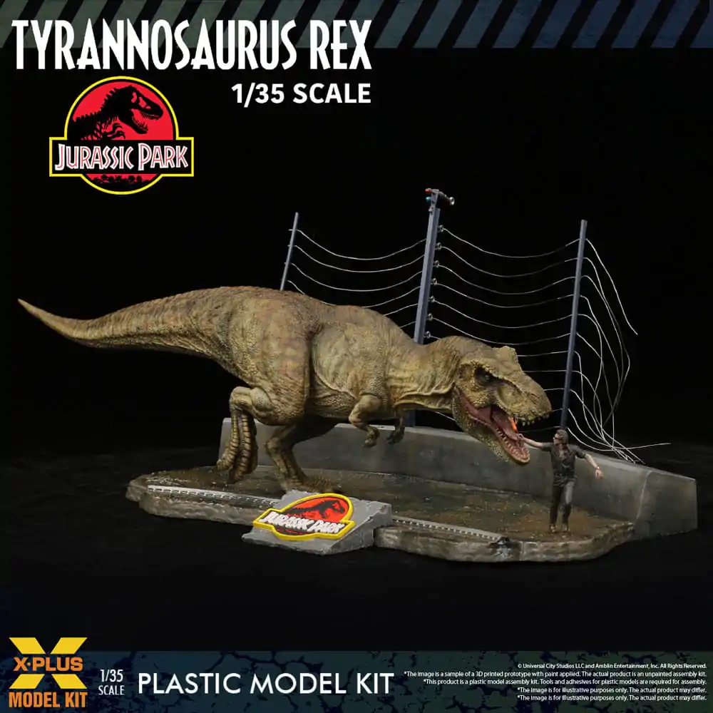 Jurassic Park Plastiková stavebnice 1/35 Tyrannosaurus Rex 42 cm fotografii produktu