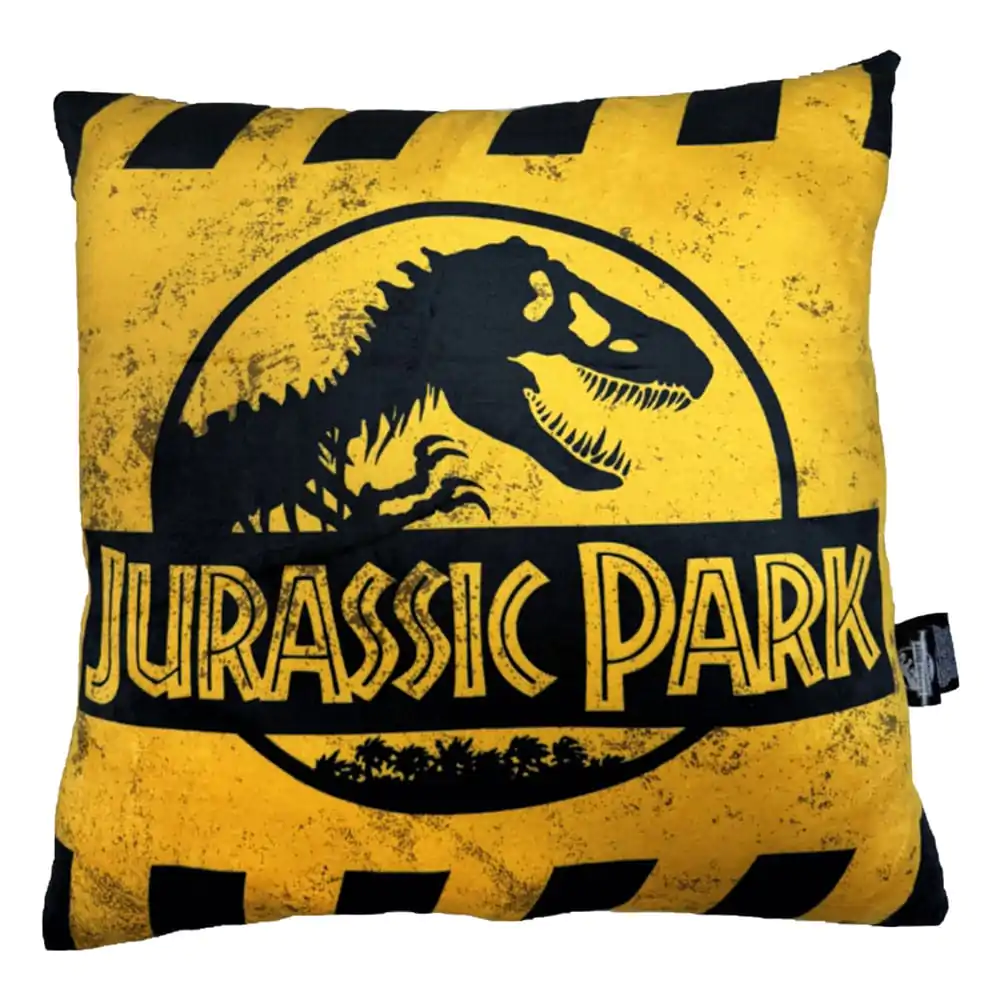 Jurassic Park Polštář Caution Logo 45 cm fotografii produktu