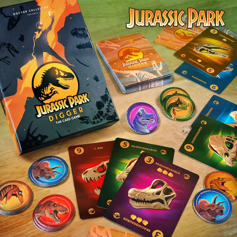 Jurassic Park Card Game Digger - karetní hra fotografii produktu