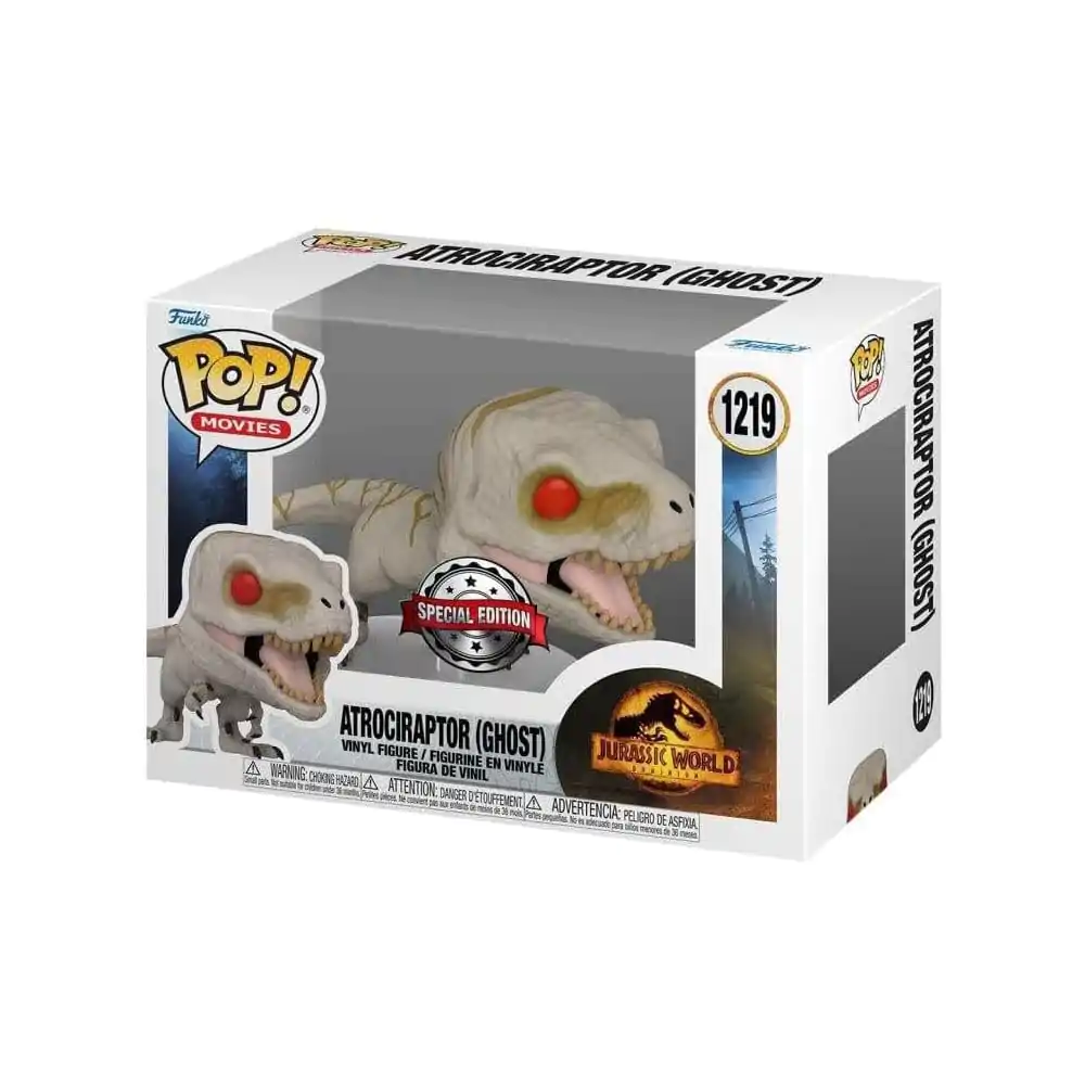 Jurassic Park Funko POP! Movies vinylová figurka Atrociraptor (Ghost) Exclusive 9 cm fotografii produktu