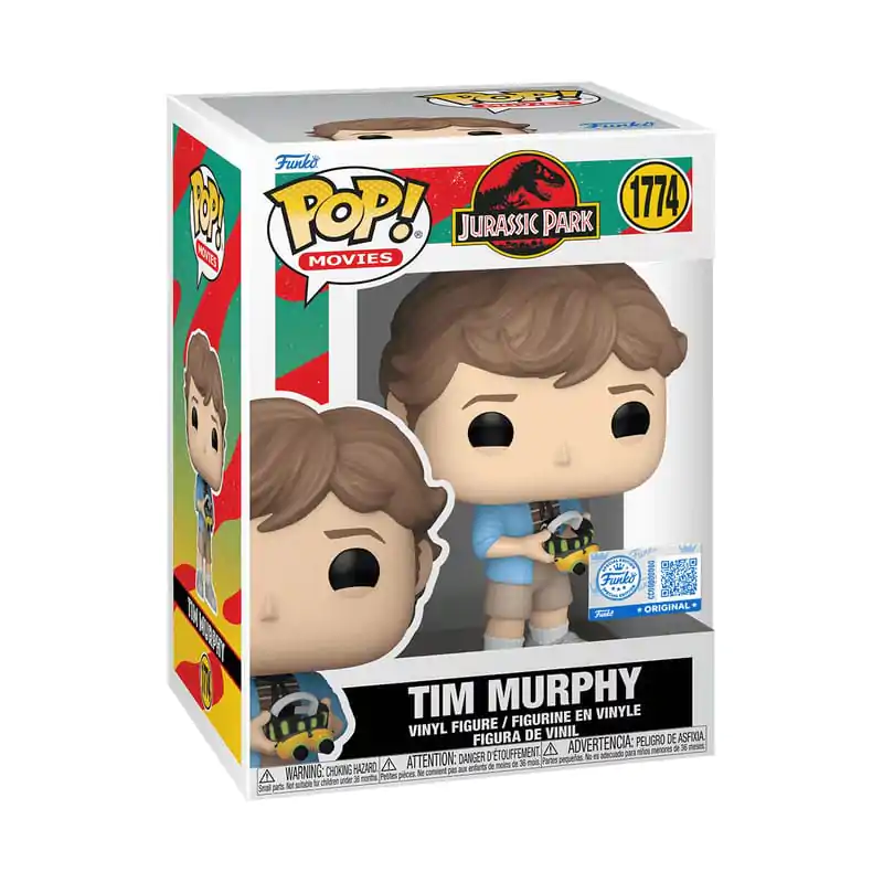 Jurassic Park Funko POP! Movies vinylová figurka Tim Murphy s brýlemi *Exkluzivní verze* 9 cm fotografii produktu