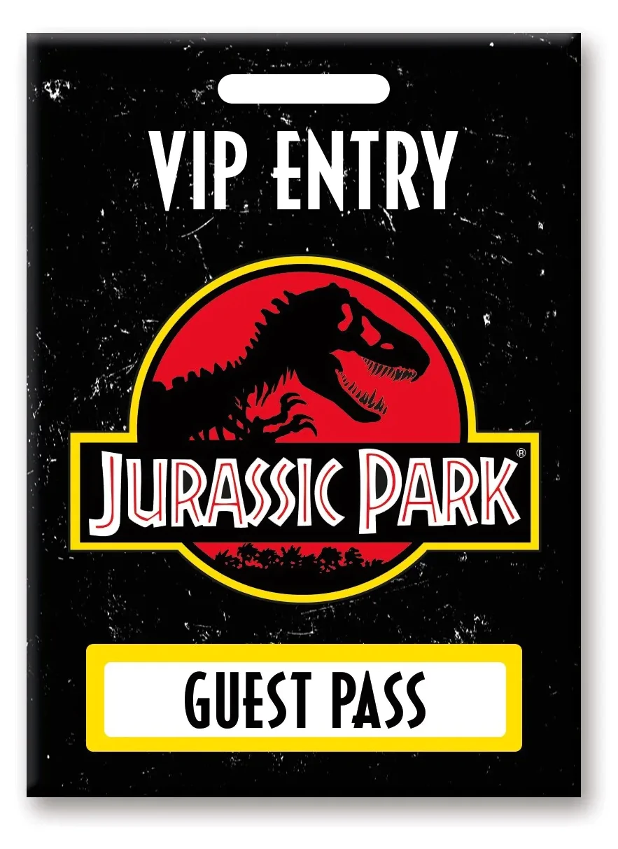 JURASSIC PARK Hostovský průkaz magnet 6.3x8.9cm fotografii produktu