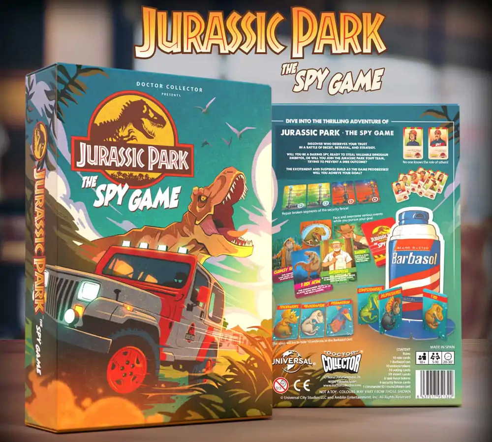 Jurassic Park Hidden Role Hra The Spy Game *Anglická verze* fotografii produktu