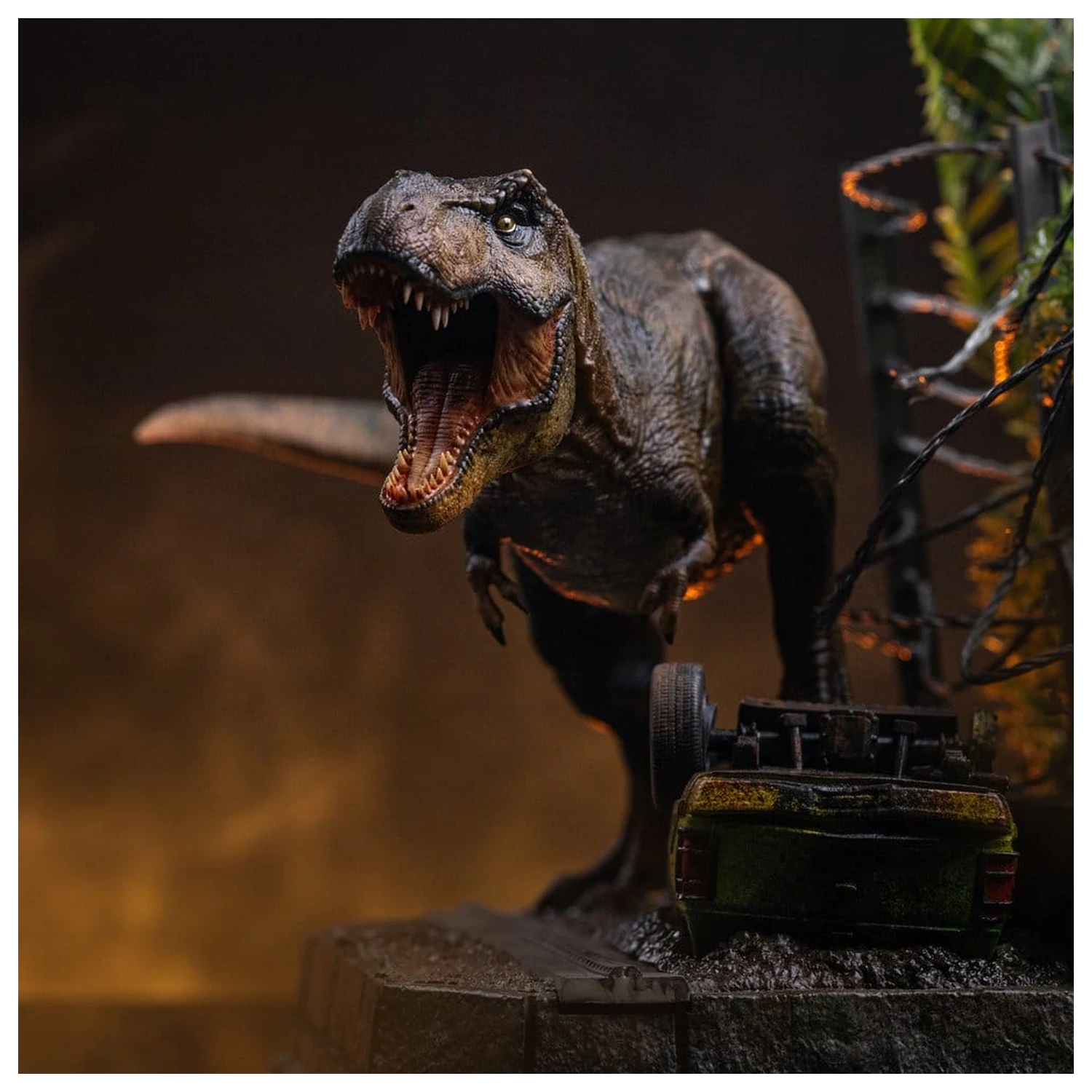 Jurassic Park Icons Socha T-Rex Breakout Set A 17 cm fotografii produktu