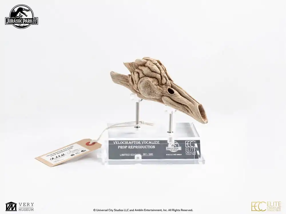 Jurassic Park III Prop Replica 1/1 Velociraptor rezonanční komora 18 cm fotografii produktu