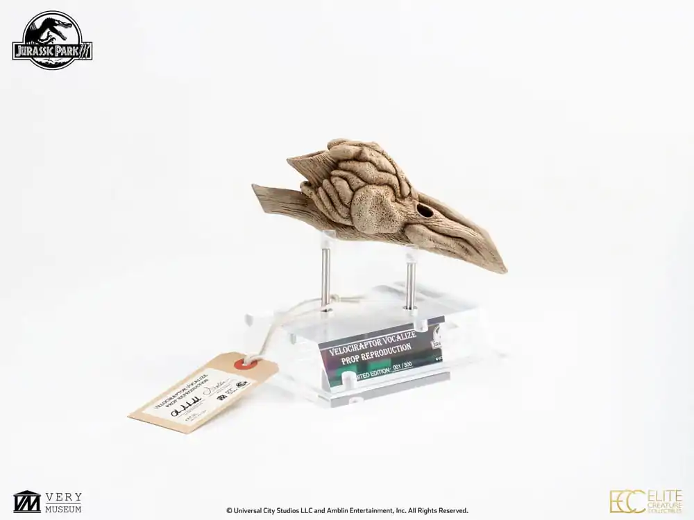 Jurassic Park III Prop Replica 1/1 Velociraptor rezonanční komora 18 cm fotografii produktu
