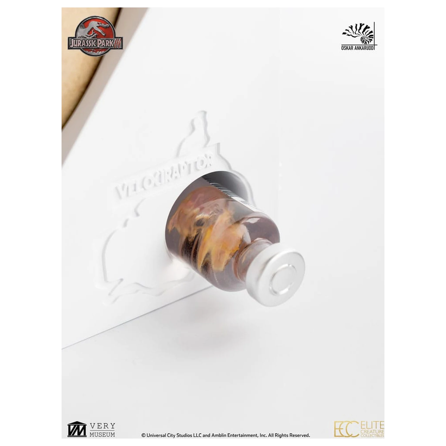 Jurassic Park III ECC Elite Creature Line socha White Queen líhnoucí se vejce 13 cm fotografii produktu