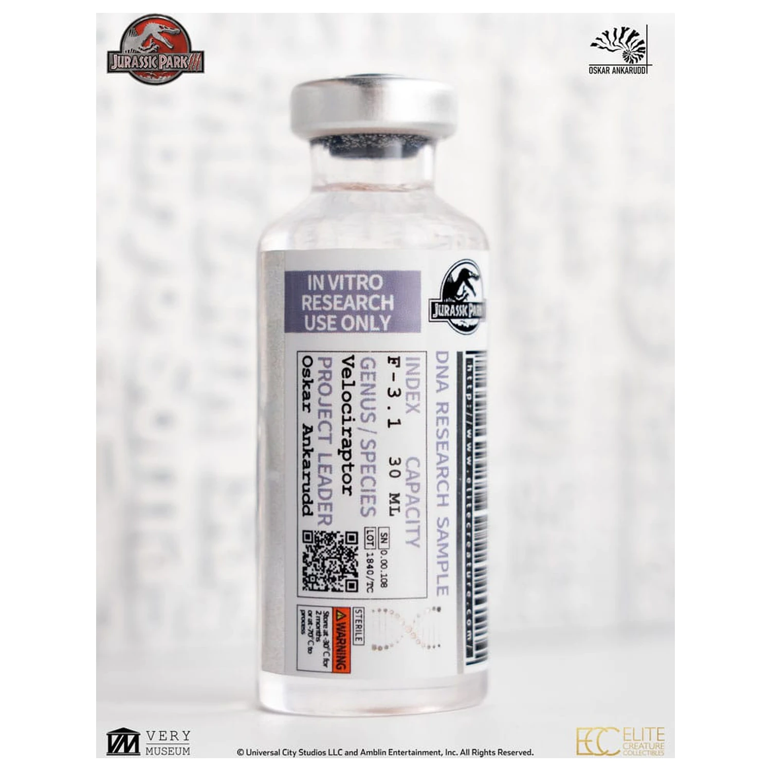 Jurassic Park III ECC Elite Creature Line socha White Queen líhnoucí se vejce 13 cm fotografii produktu