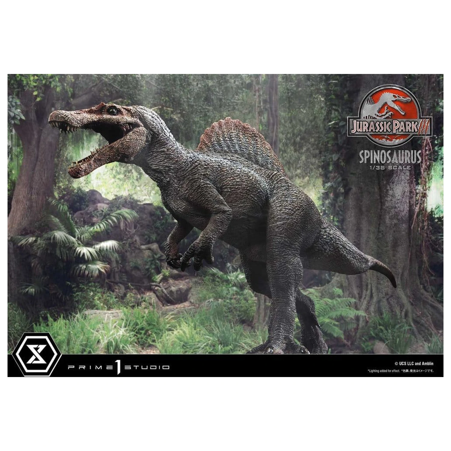 Jurassic Park III (Film) Prime sběratelské figurky socha 1/38 Spinosaurus 24 cm fotografii produktu