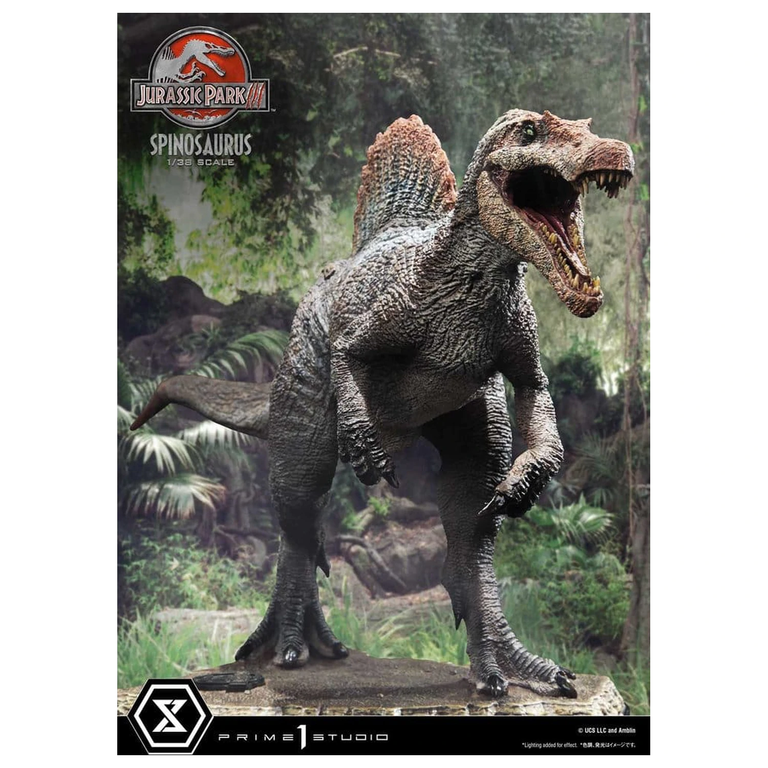 Jurassic Park III (Film) Prime sběratelské figurky socha 1/38 Spinosaurus 24 cm fotografii produktu