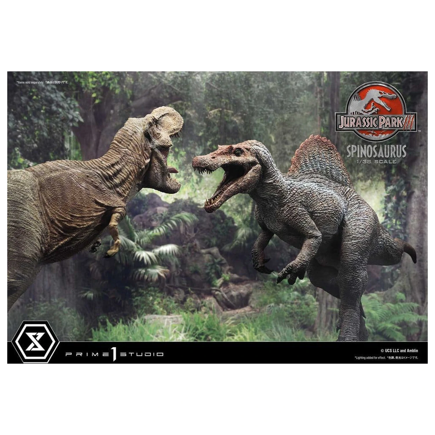 Jurassic Park III (Film) Prime sběratelské figurky socha 1/38 Spinosaurus 24 cm fotografii produktu