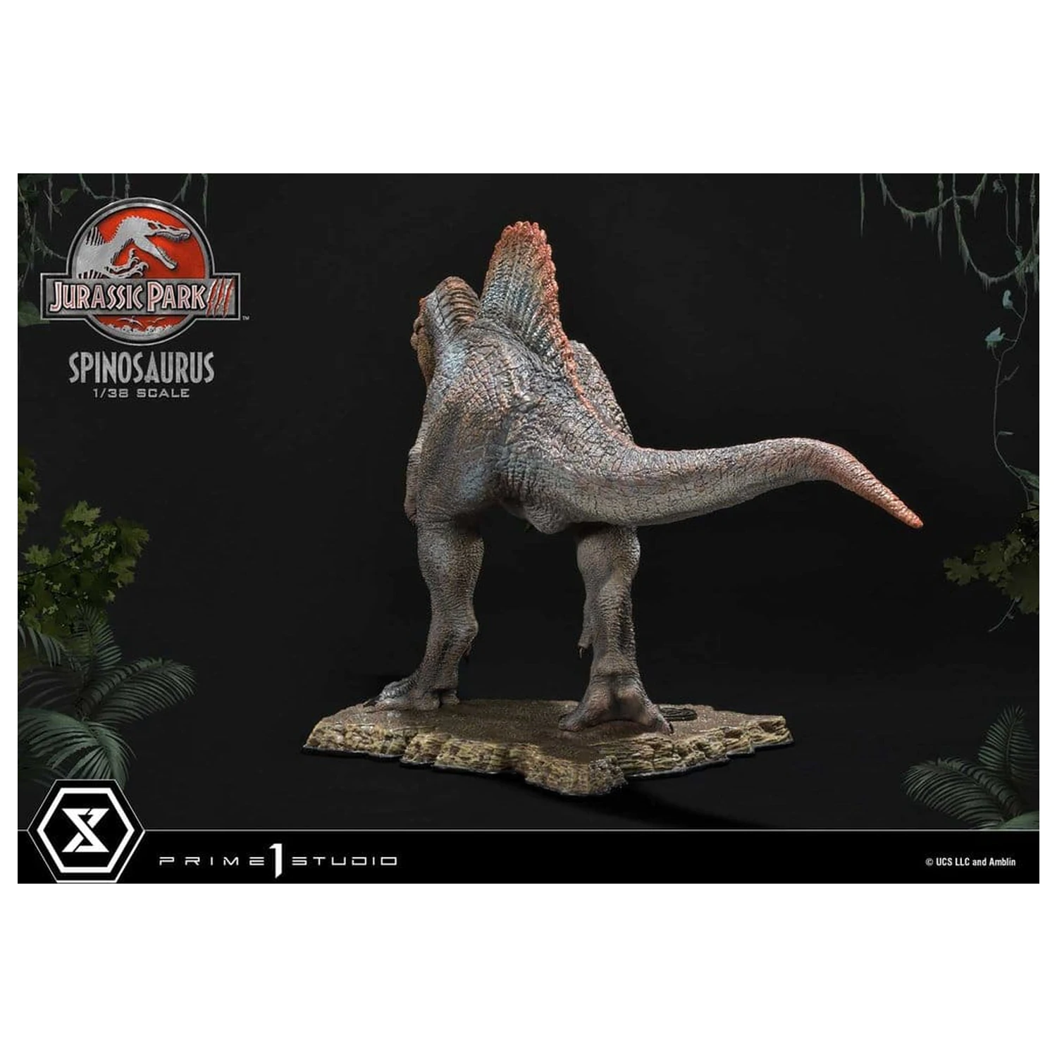 Jurassic Park III (Film) Prime sběratelské figurky socha 1/38 Spinosaurus 24 cm fotografii produktu