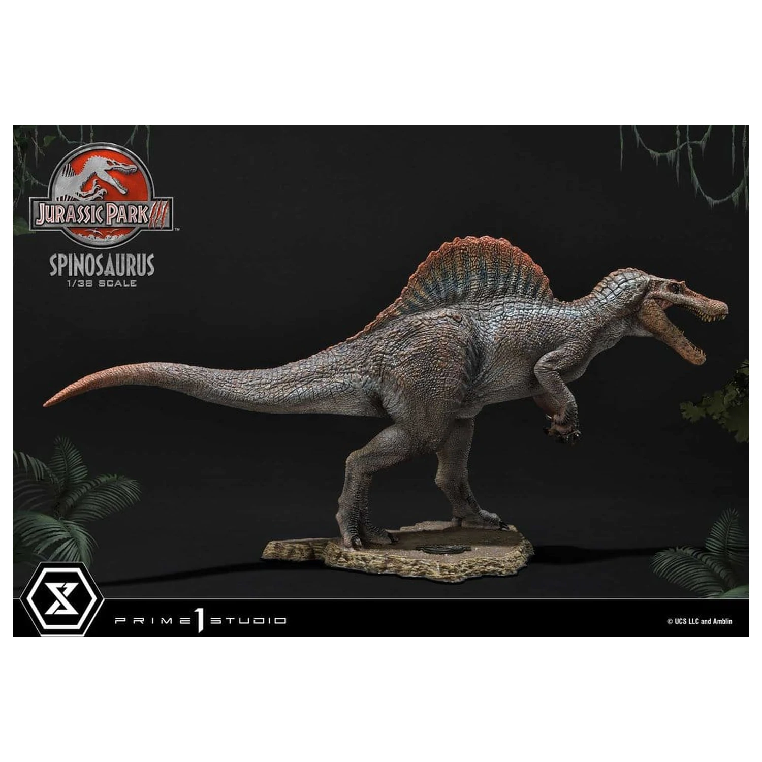 Jurassic Park III (Film) Prime sběratelské figurky socha 1/38 Spinosaurus 24 cm fotografii produktu
