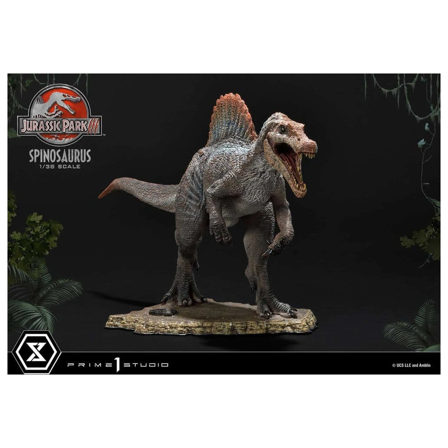Jurassic Park III (Film) Prime sběratelské figurky socha 1/38 Spinosaurus 24 cm fotografii produktu