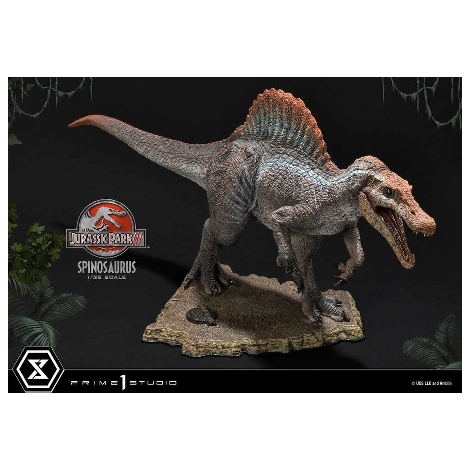 Jurassic Park III (Film) Prime sběratelské figurky socha 1/38 Spinosaurus 24 cm fotografii produktu