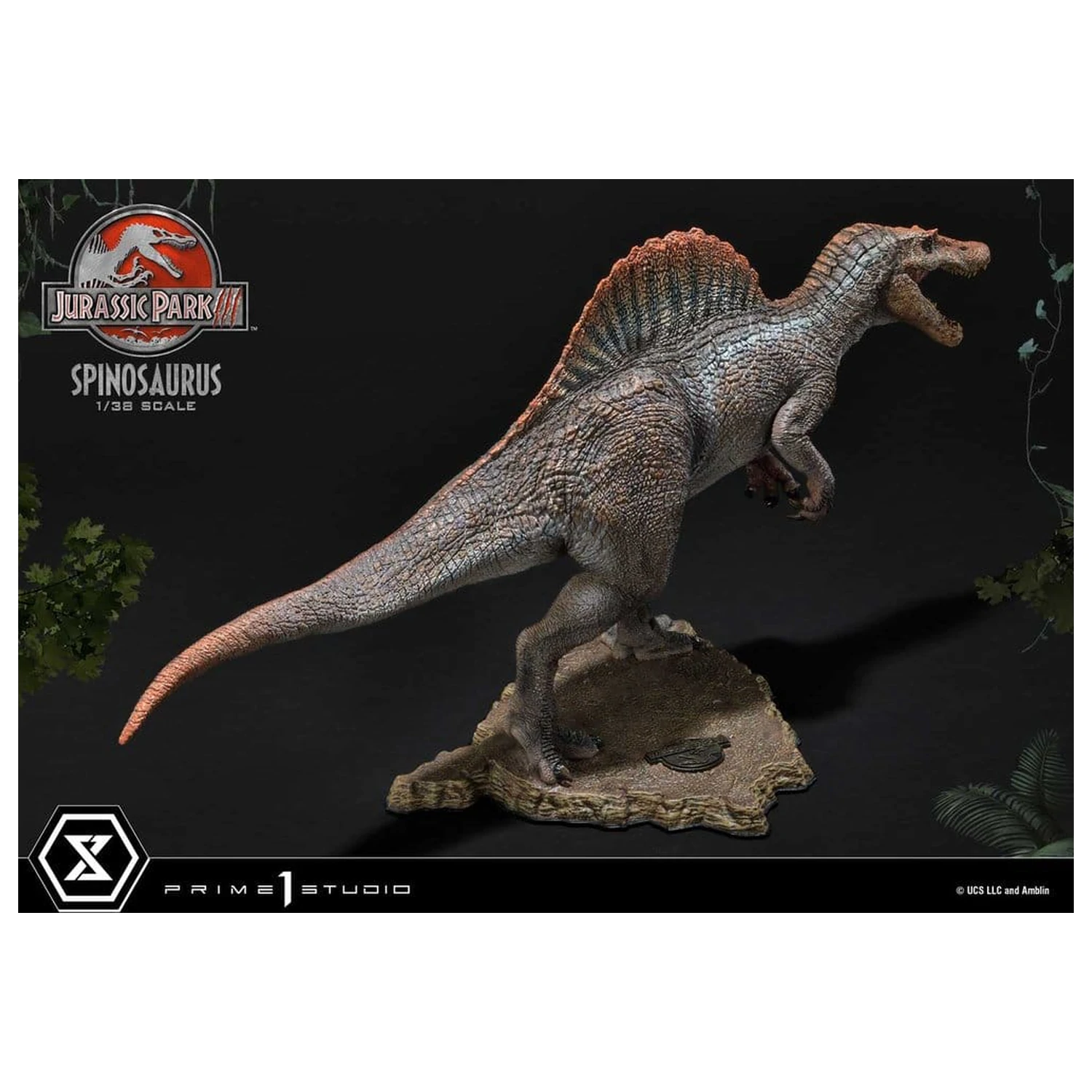 Jurassic Park III (Film) Prime sběratelské figurky socha 1/38 Spinosaurus 24 cm fotografii produktu