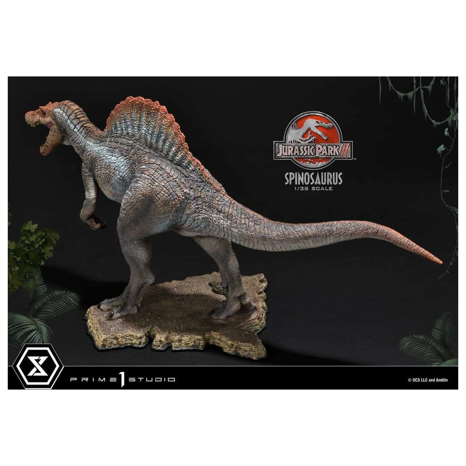 Jurassic Park III (Film) Prime sběratelské figurky socha 1/38 Spinosaurus 24 cm fotografii produktu