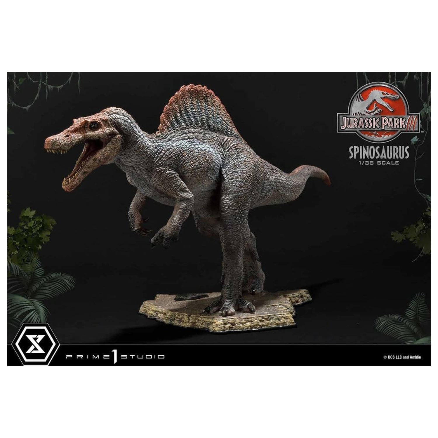 Jurassic Park III (Film) Prime sběratelské figurky socha 1/38 Spinosaurus 24 cm fotografii produktu