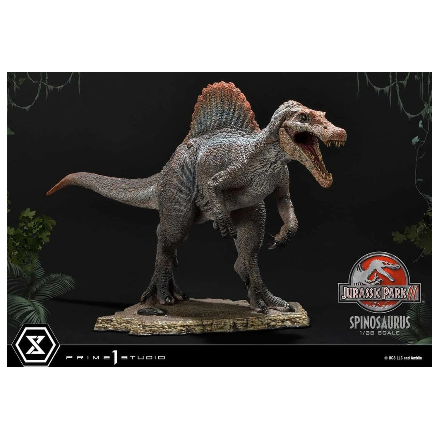 Jurassic Park III (Film) Prime sběratelské figurky socha 1/38 Spinosaurus 24 cm fotografii produktu
