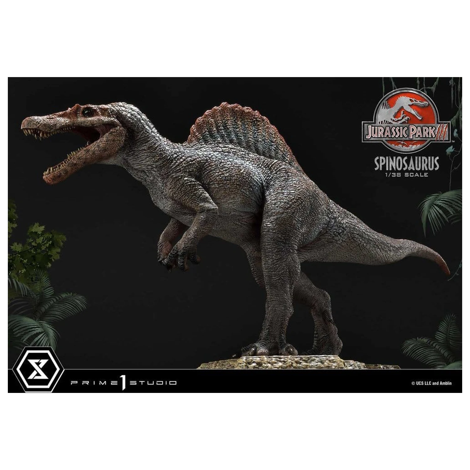 Jurassic Park III (Film) Prime sběratelské figurky socha 1/38 Spinosaurus 24 cm fotografii produktu